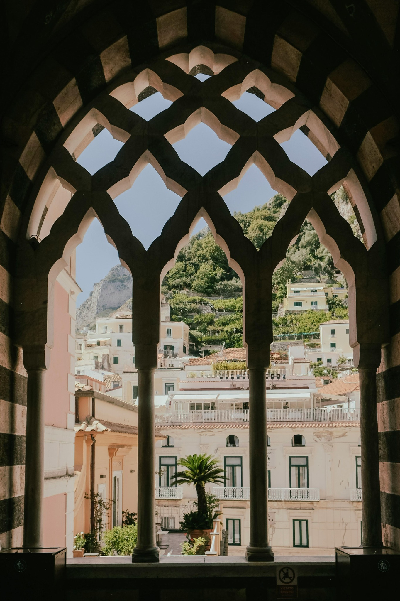 Amalfi Coast buildings and cliffs