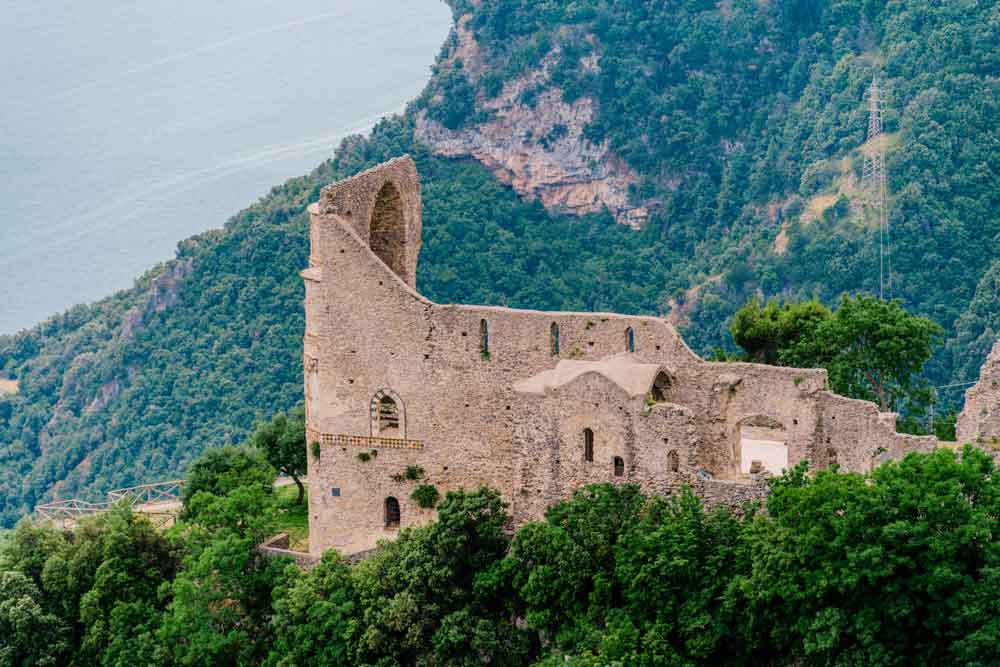 Basilica Sant’Eustachio above the Amalfi Coast